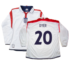 England 2003-05 Long Sleeved Home Shirt (L) (Excellent) (Dyer 20)_0