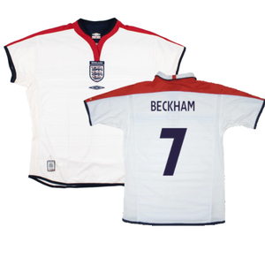 England 2003-05 Home Shirt (Women\\\'s 16) (Excellent) (Beckham 7)_0