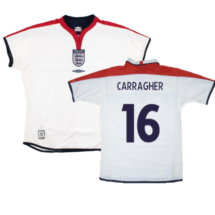 England 2003-05 Home Shirt (Women\\\'s 16) (Excellent) (Carragher 16)