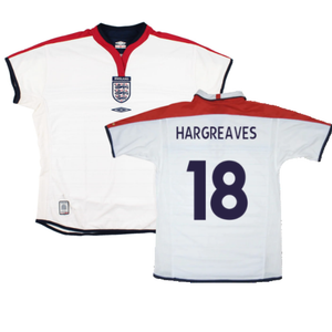 England 2003-05 Home Shirt (Womens) (10) (Excellent) (Hargreaves 18)_0