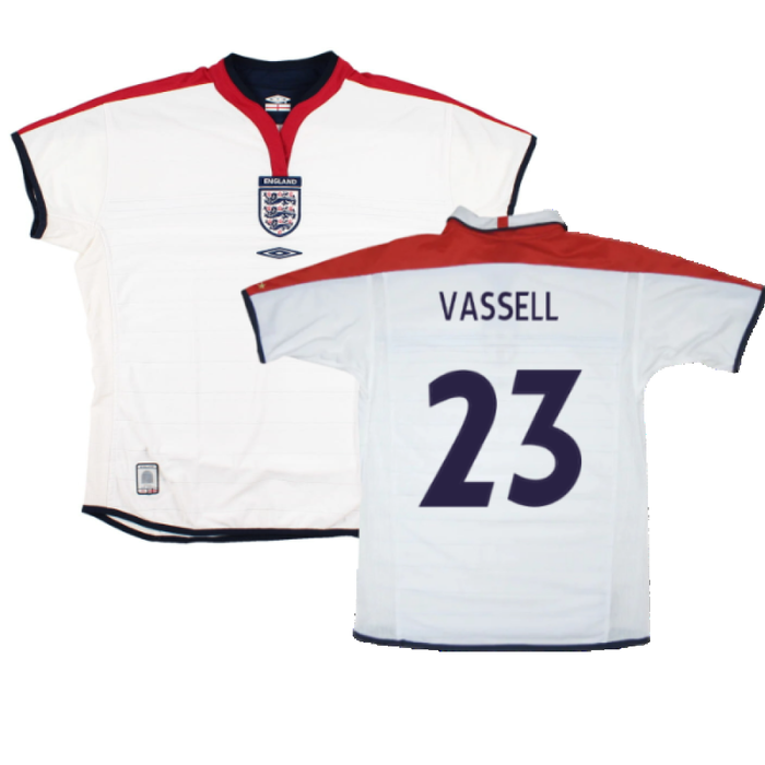 England 2003-05 Home Shirt (Women\\\'s 16) (Excellent) (Vassell 23)