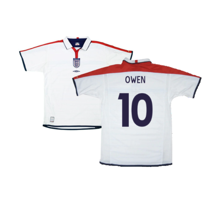 England 2004-05 Home Shirt (Good) (Owen 10)