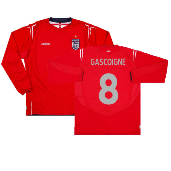 England 2004-06 Away L/S (L) (Excellent) (Gascoigne 8)