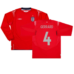 England 2004-06 Away L/S (L) (Excellent) (Gerrard 4)_0