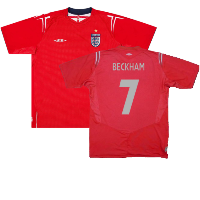 England 2004-06 Away Shirt (XXLarge) (Mint) (Beckham 7)