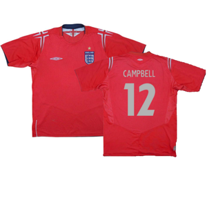 England 2004-06 Away Shirt (XL) (Mint) (CAMPBELL 12)_0