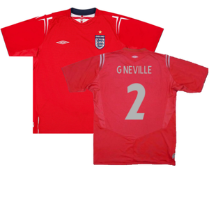 England 2004-06 Away Shirt (M) (Very Good) (G Neville 2)_0