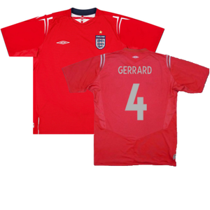 England 2004-06 Away Shirt (M) (Very Good) (Gerrard 4)_0