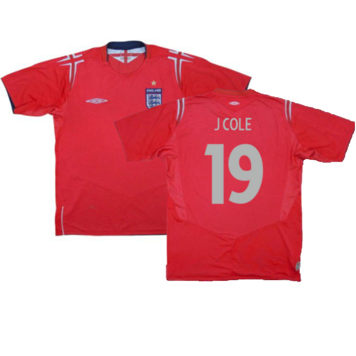 England 2004-06 Away Shirt (XXL) (Excellent) (J Cole 19)