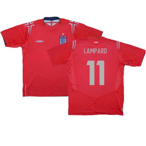 England 2004-06 Away Umbro Shirt (M) (Excellent) (Lampard 11)_0