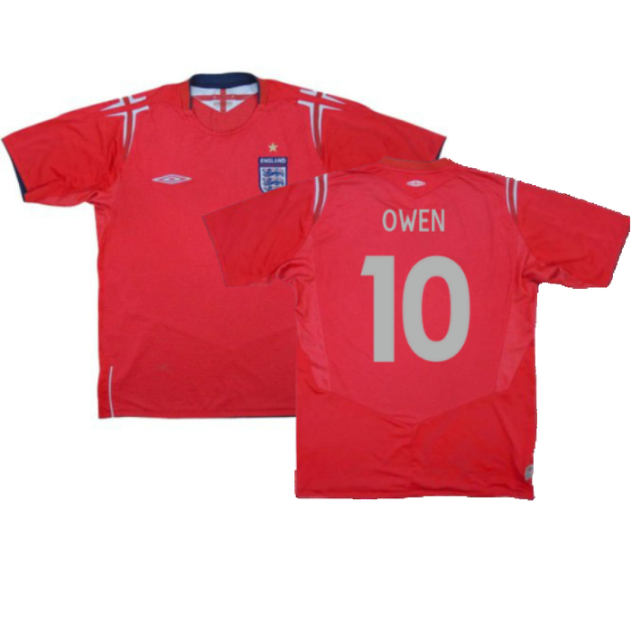 England 2004-06 Away (Excellent) (Owen 10)