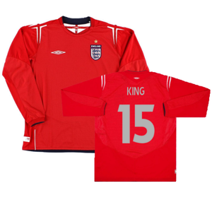 England 2004-2006 Long Sleeve Away Shirt (L) (Excellent) (King 15)_0