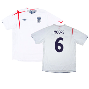 England 2005-07 Home Shirt (L) (Fair) (MOORE 6)_0