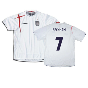 England 2005-2007 Home Shirt (Very Good) (BECKHAM 7)_0