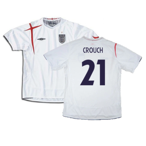 England 2005-2007 Home Shirt (Excellent) (XXL) (Excellent) (CROUCH 21)_0