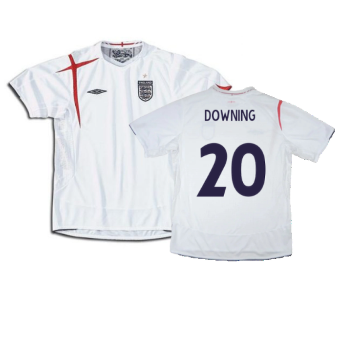 England 2005-2007 Home Shirt (Excellent) (DOWNING 20)