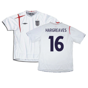 England 2005-2007 Home Shirt (L) (Very Good) (HARGREAVES 16)_0