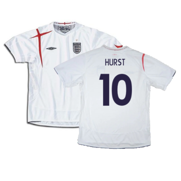 England 2005-2007 Home Shirt (XL) (Excellent) (HURST 10)