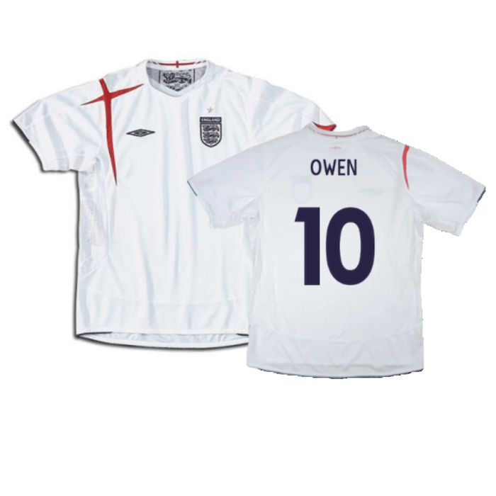 England 2005-2007 Home Shirt (Excellent) (OWEN 10)