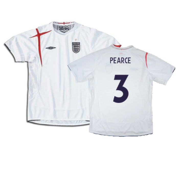 England 2005-2007 Home Shirt (XL) (Excellent) (PEARCE 3)