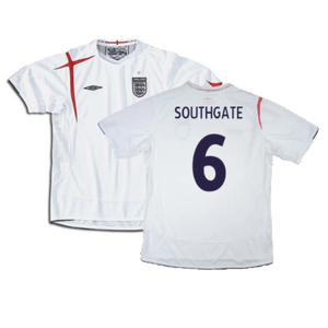 England 2005-2007 Home Shirt (XXL) (Very Good) (Very Good) (SOUTHGATE 6)_0