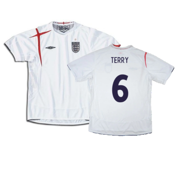 England 2005-2007 Home Shirt (Very Good) (TERRY 6)