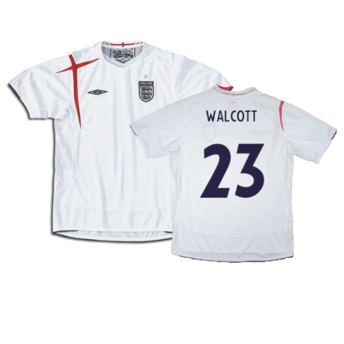 England 2005-2007 Home Shirt (Very Good) (WALCOTT 23)