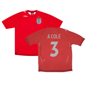 England 2006-08 Away Shirt (L) (A COLE 3) (Very Good)_0