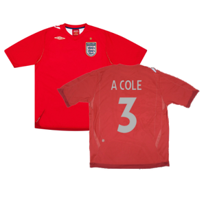 England 2006-08 Away Shirt (XL) (Very Good) (A COLE 3)_0