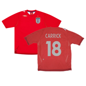 England 2006-08 Away Shirt (XL) (Very Good) (CARRICK 18)_0