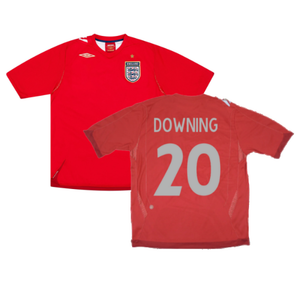 England 2006-08 Away Shirt (L) (DOWNING 20) (Very Good)_0