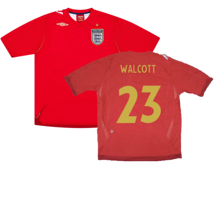 England 2006-08 Away Shirt (M) (Excellent) (WALCOTT 23)