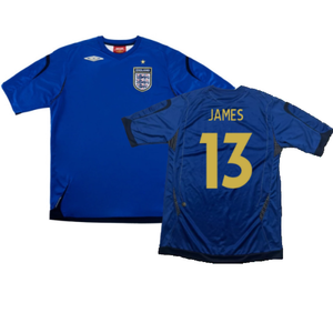 England 2006-08 Goalkeeper Shirt (XL) (Very Good) (James 13)_0