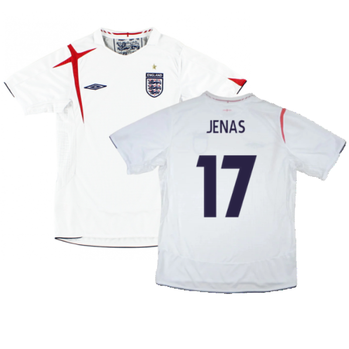 England 2006-08 Home Shirt (XL) (Excellent) (JENAS 17)