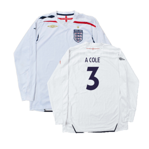England 2007-09 Home L/S (L) (Good) (A COLE 3)_0
