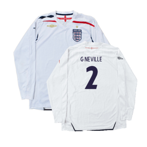 England 2007-09 Home L/S (L) (Good) (G NEVILLE 2)_0