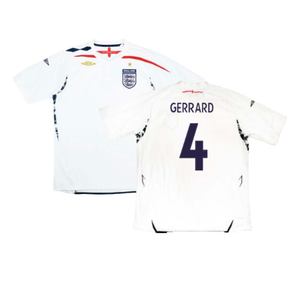 England 2007-09 Home Shirt (XXXL) (Very Good) (GERRARD 4)_0