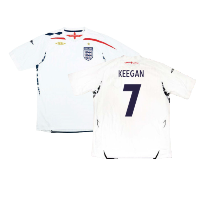 England 2007-09 Home Shirt (XXXL) (Very Good) (KEEGAN 7)