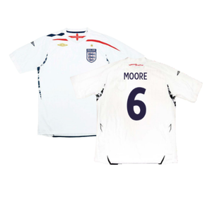 England 2007-09 Home Shirt (Good) (MOORE 6)_0