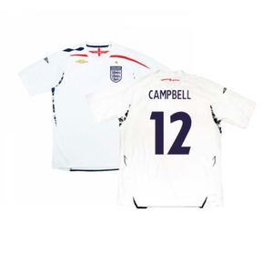 England 2007-09 Home Shirt (Very Good) (CAMPBELL 12)_0