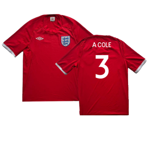 England 2009-10 Away Shirt (M) (Excellent) (A COLE 3)_0