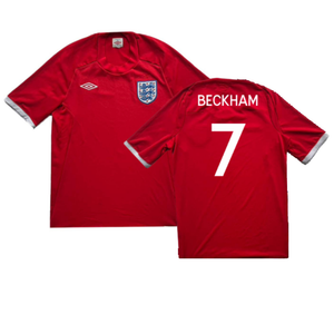 England 2009-10 Away Shirt (Excellent) (BECKHAM 7)_0