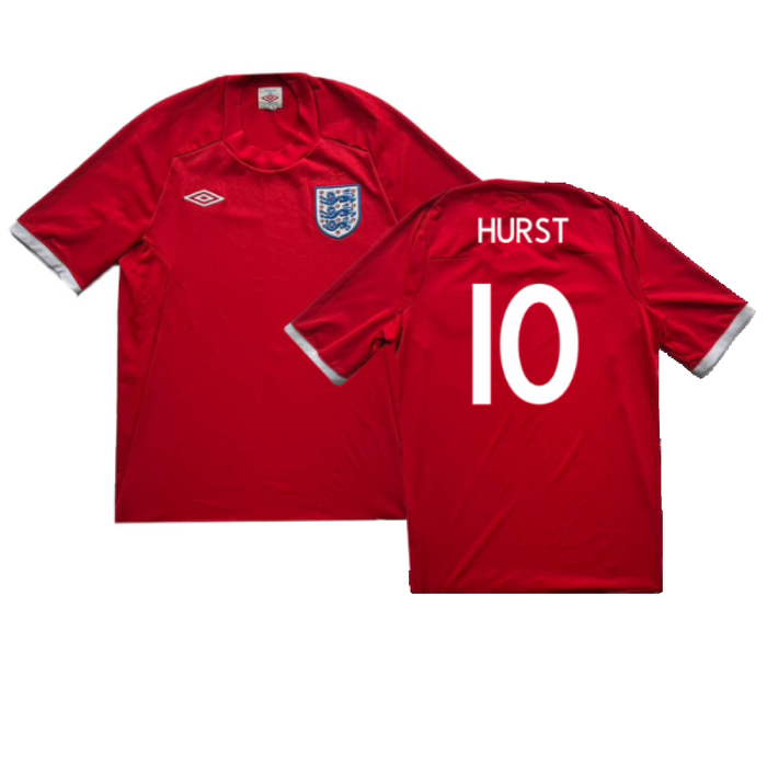 England 2009-10 Away Shirt (XL) (Excellent) (HURST 10)