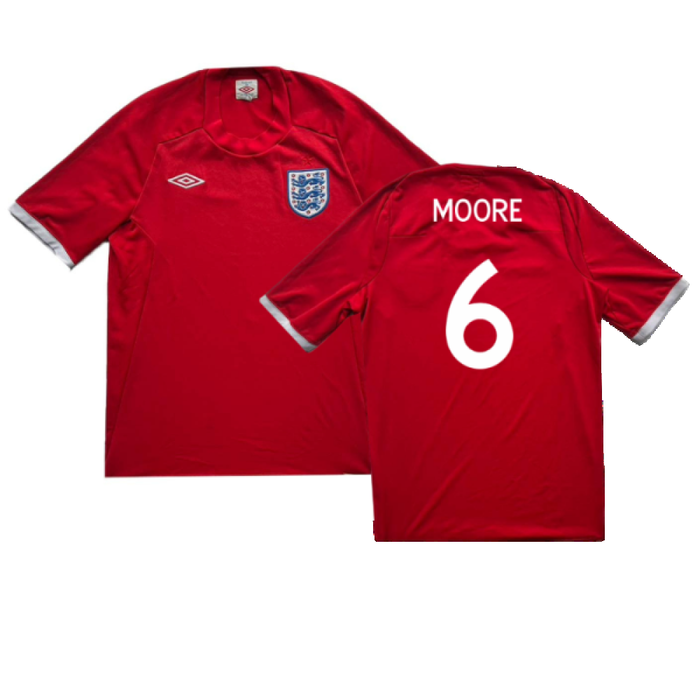 England 2009-10 Away Shirt (M) (Excellent) (Moore 6)