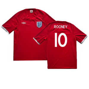 England 2009-10 Away Shirt (M) (Excellent) (ROONEY 10)_0