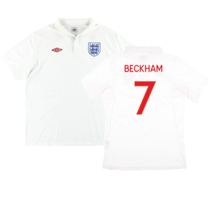 England 2009-10 Home (XL) (Excellent) (BECKHAM 7)_0