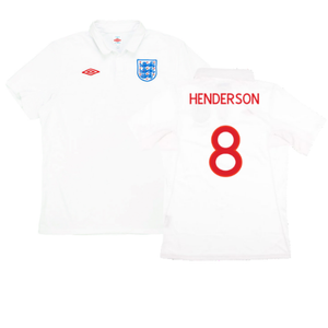 England 2009-10 Home (S) (Good) (HENDERSON 8)_0