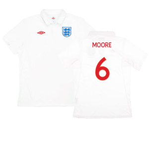 England 2009-10 Home (S) (Good) (Moore 6)_0