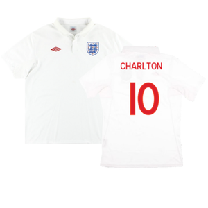 England 2009-10 Home Shirt (M) (Very Good) (Charlton 10)_0