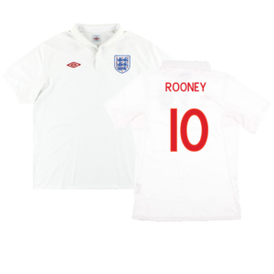 England 2009-10 Home Shirt (XL) Lampard #8 (Excellent) (ROONEY 10)_0